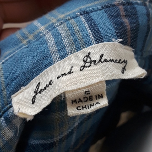 Jane & Delancey Button Up Plaid Shirt - Picture 5 of 8